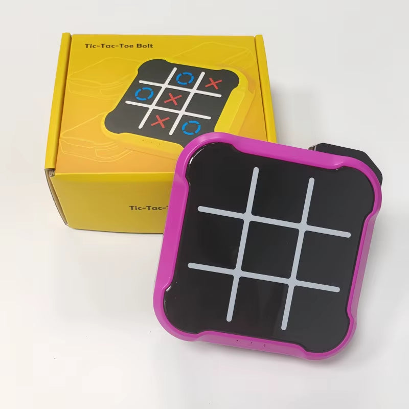 Multifunctional Electronic Tic-Tac-Toe Board Board Games Montessori Puzzle Table Game Chess Chess Set Portable for Adults Kids