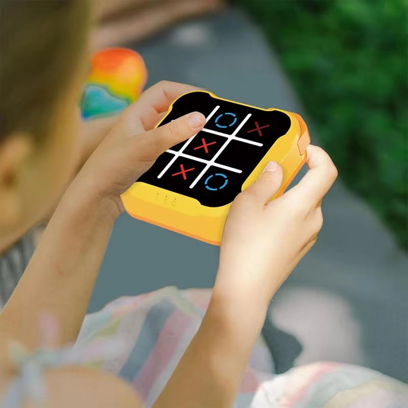 Multifunctional Electronic Tic-Tac-Toe Board Board Games Montessori Puzzle Table Game Chess Chess Set Portable for Adults Kids