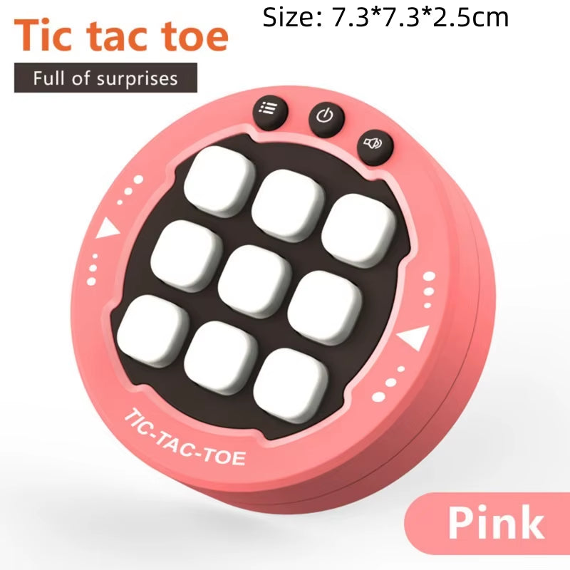 Multifunctional Electronic Tic-Tac-Toe Board Board Games Montessori Puzzle Table Game Chess Chess Set Portable for Adults Kids