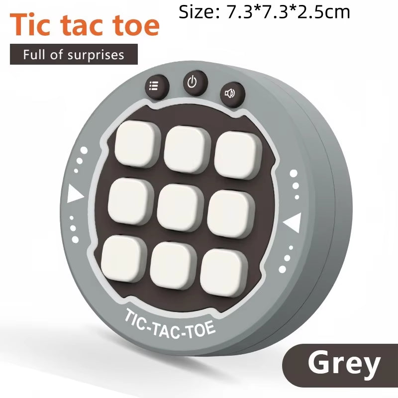 Multifunctional Electronic Tic-Tac-Toe Board Board Games Montessori Puzzle Table Game Chess Chess Set Portable for Adults Kids